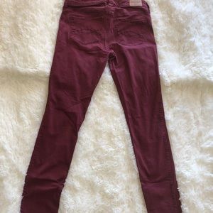 Red pants from Abercrombie & Fitch